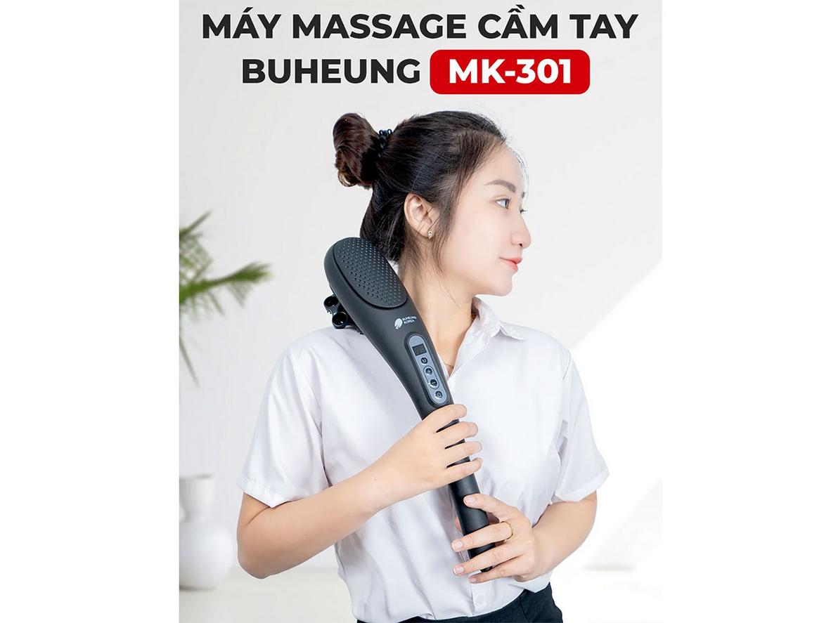 Bộ 6 đầu massage chuyên dụng đi kèm máy.