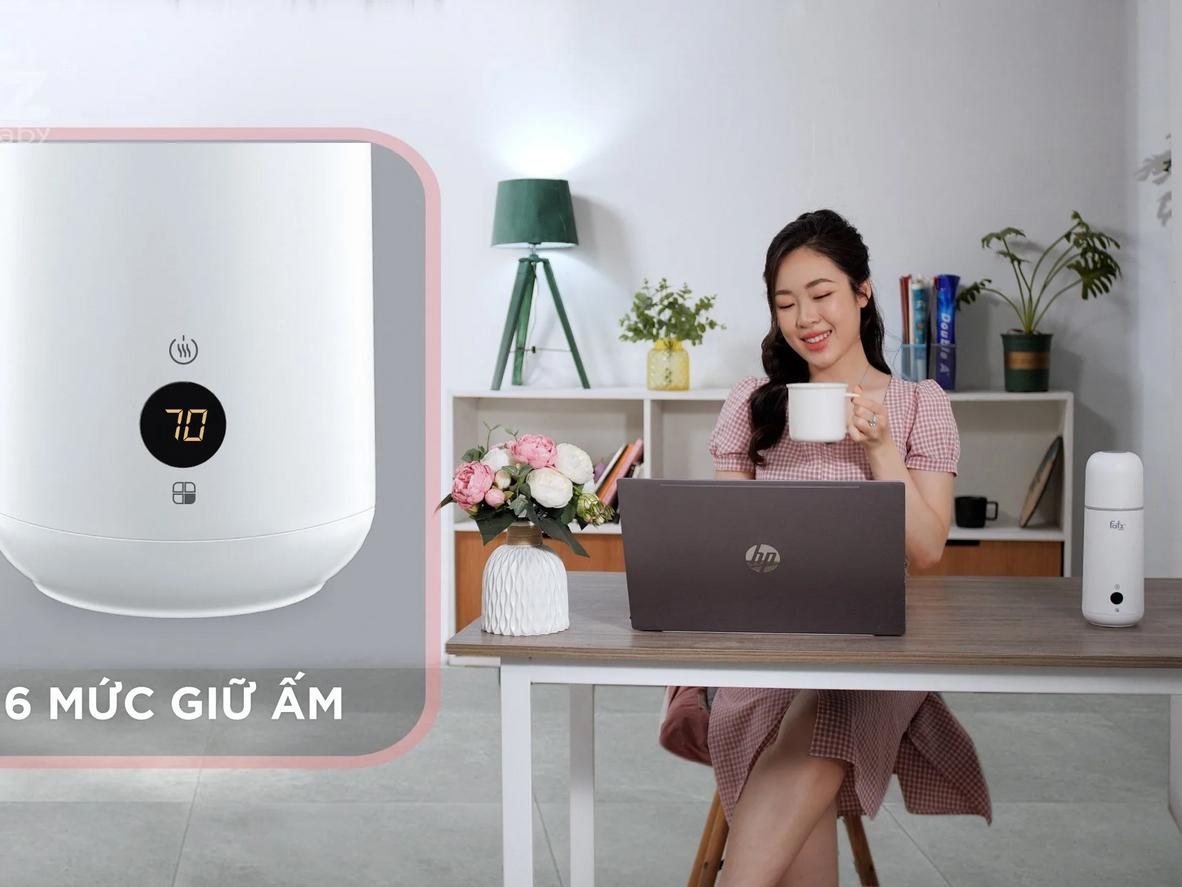 6 mức nhiệt với màn hình LED cảm ứng dễ quan sát và thao tác.