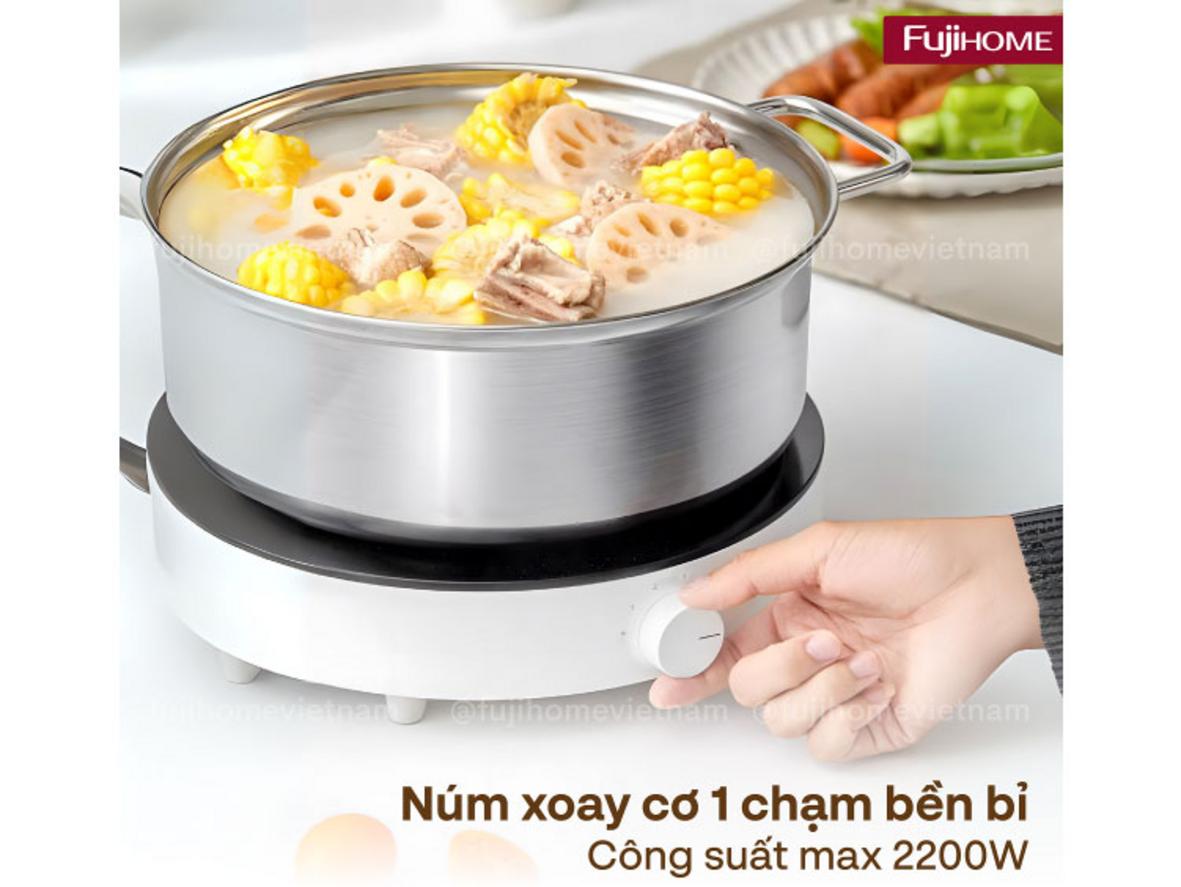 6 mức nhiệt linh hoạt cho nhiều món ăn hằng ngày.