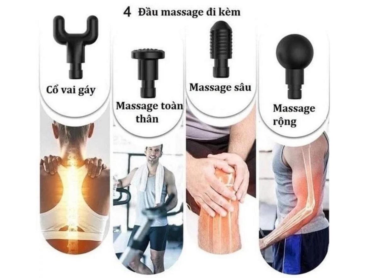 6 tốc độ massage linh hoạt theo nhu cầu