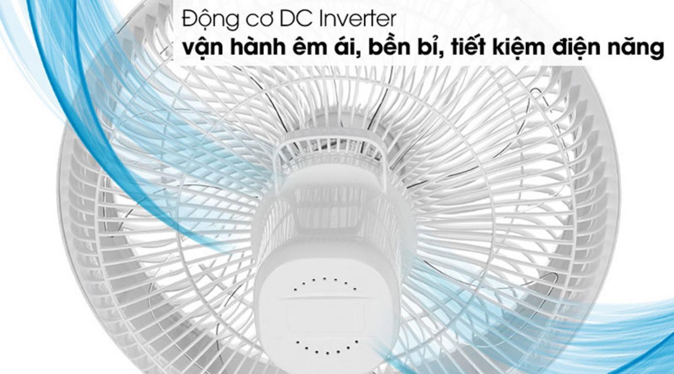 7 cánh quạt 35cm cho luồng gió rộng và đều