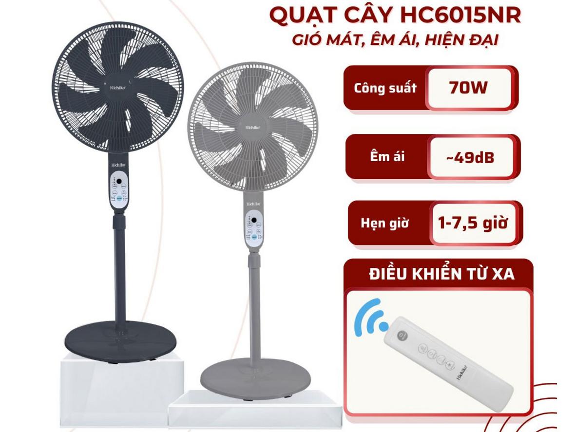 7 cánh ABS giúp luồng gió mềm và phân tán đều