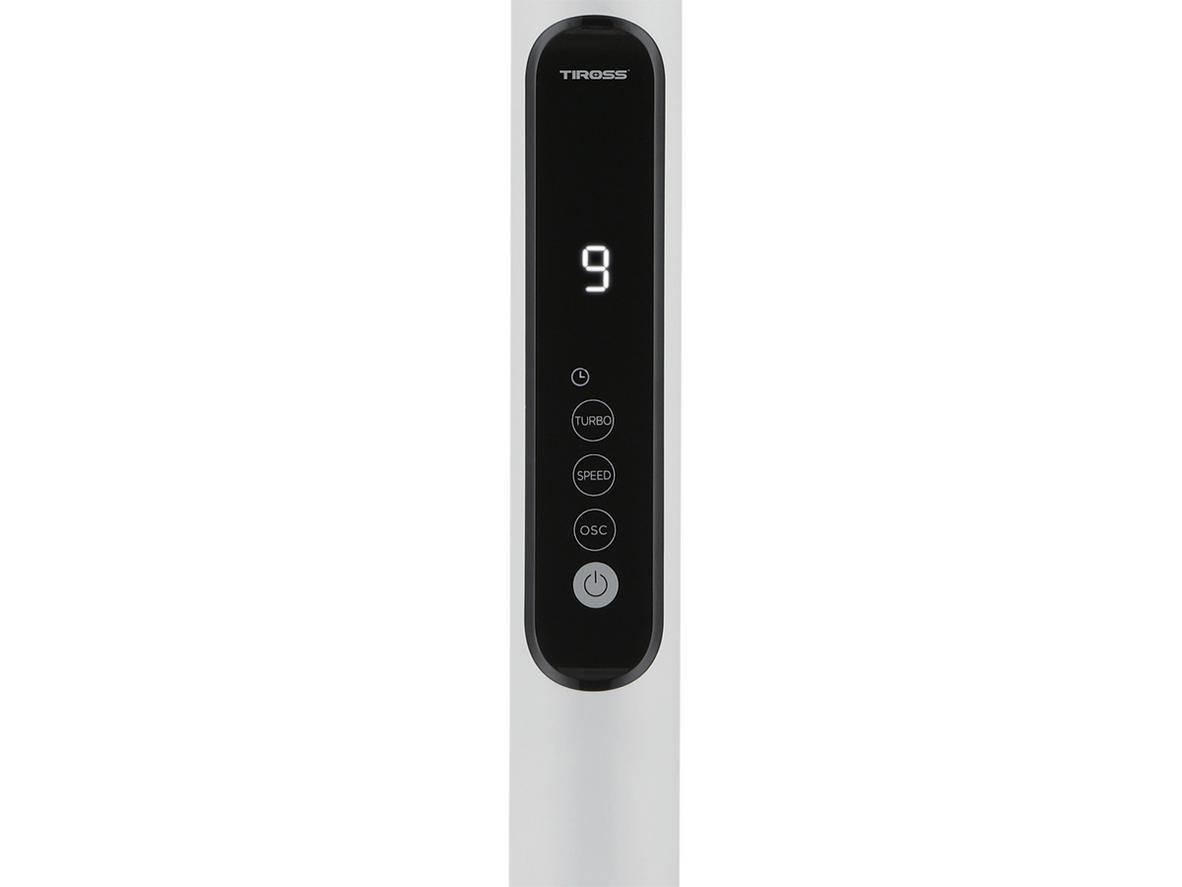 7 cánh ABS và sải cánh 35,5cm cho gió mịn, dễ chịu.
