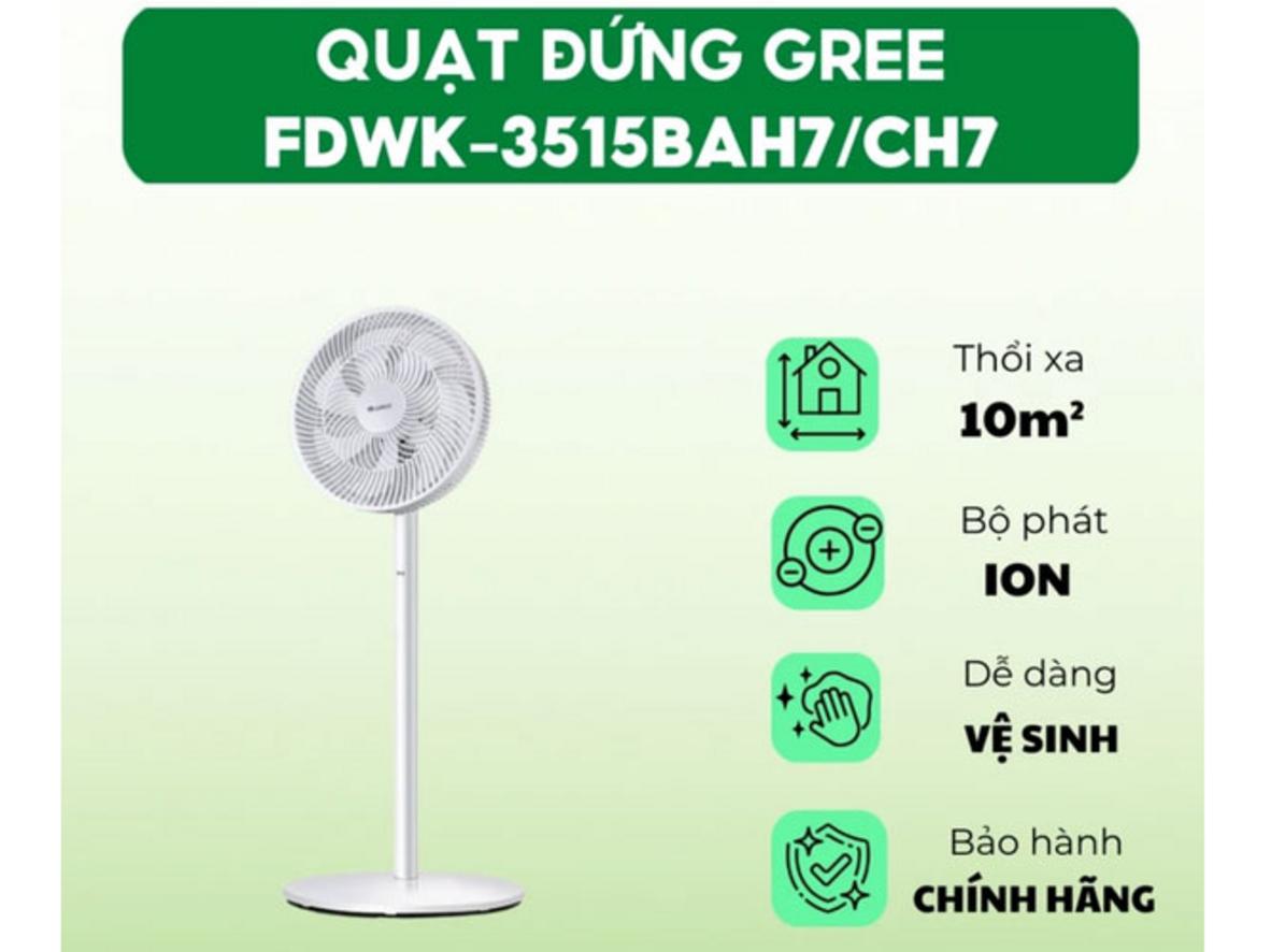 7 cánh quạt cho làn gió mịn và dễ chịu hơn.