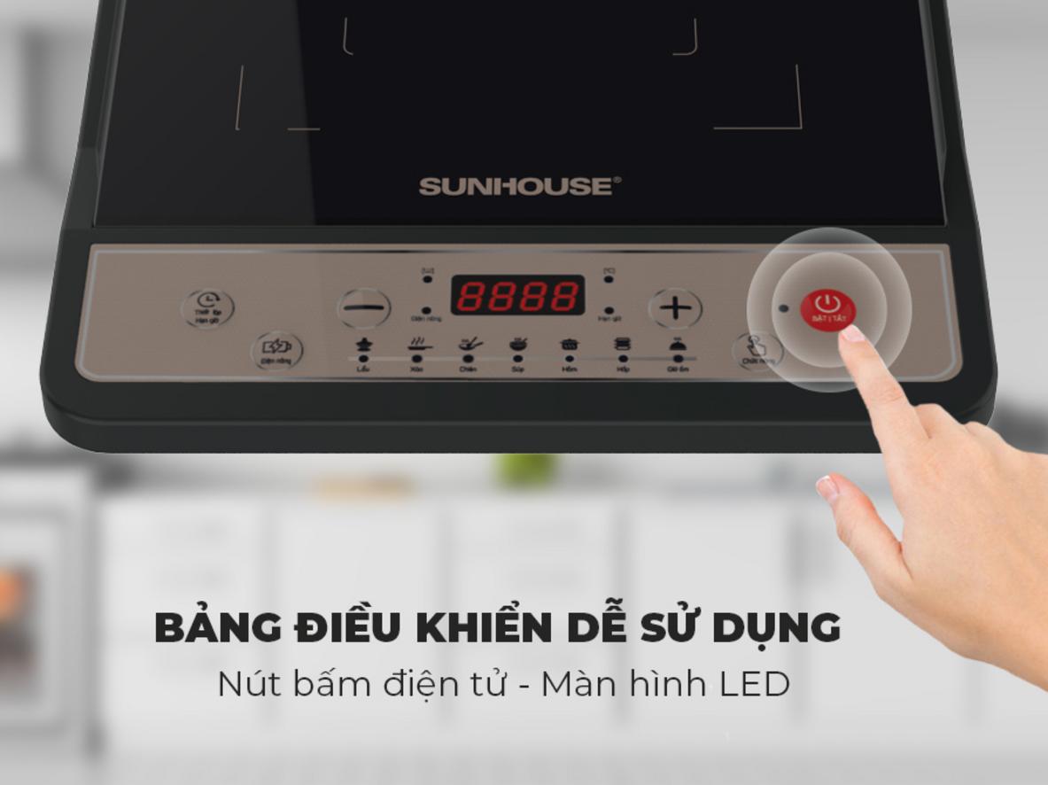 7 chế độ nấu tự động giúp thao tác nhanh, dễ hiểu và tiện cho nhiều món.