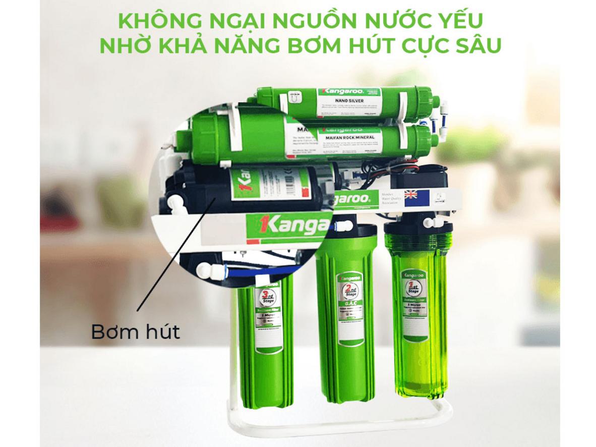 9 lõi lọc với màng RO 50 GDP Hàn Quốc