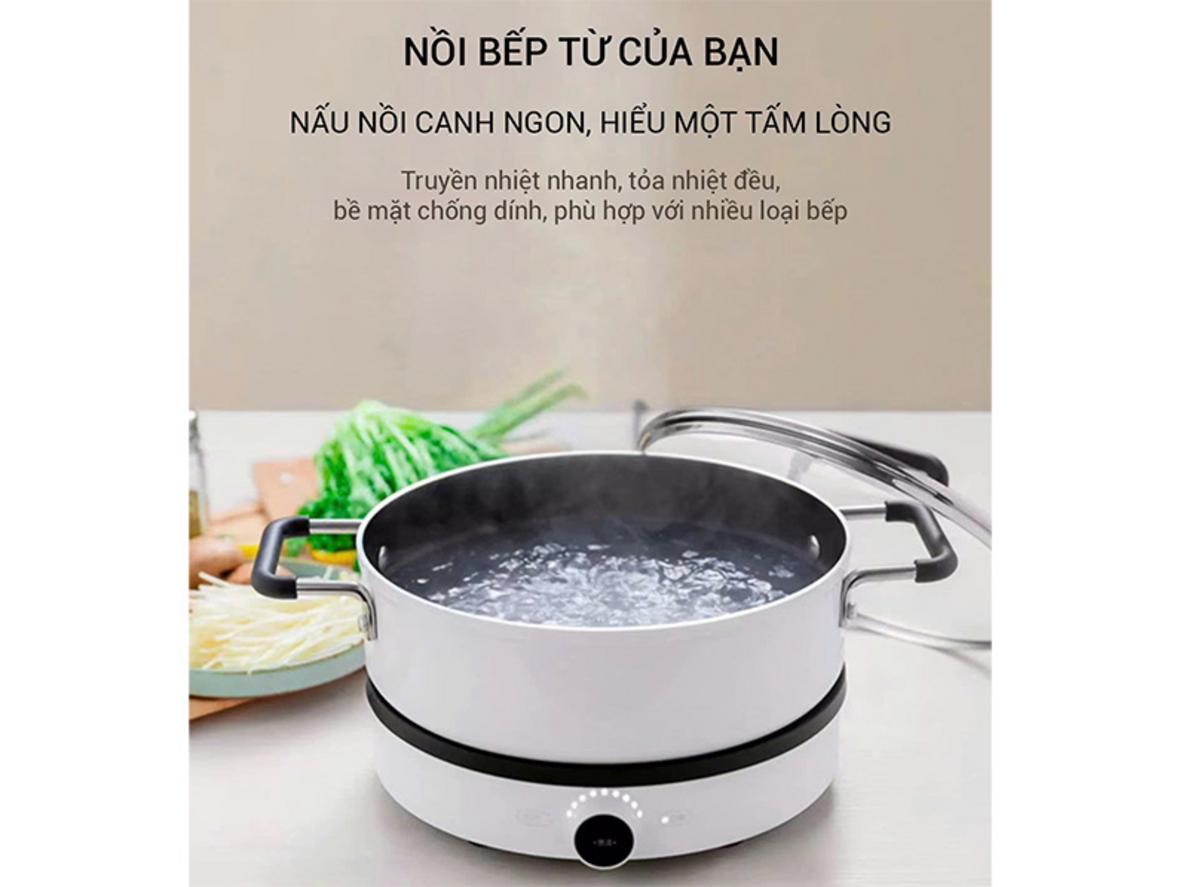 9 mức nhiệt và tối đa 220°C cho nhiều món ăn.