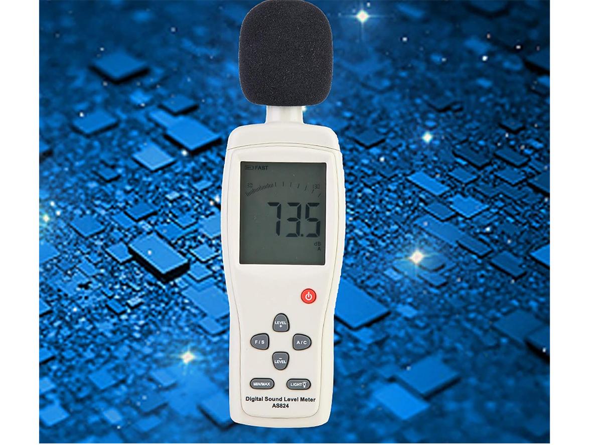 A/C weighting giúp AS824 đo phù hợp nhiều loại môi trường.