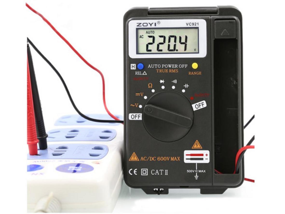 Đo AC/DC, điện dung, điện trở và tần số trong một thiết bị nhỏ gọn.