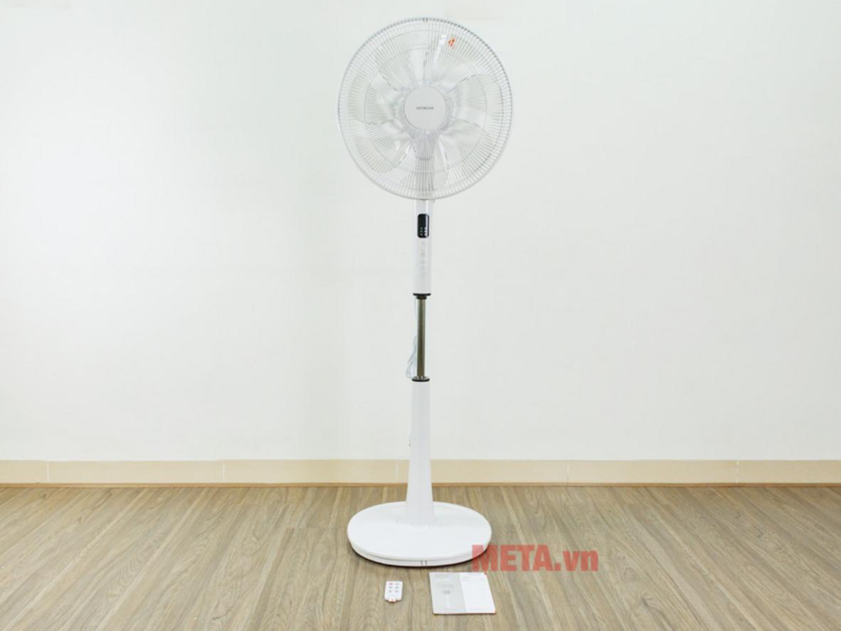 AI Smart Mode giúp quạt tự điều chỉnh theo nhiệt độ môi trường.
