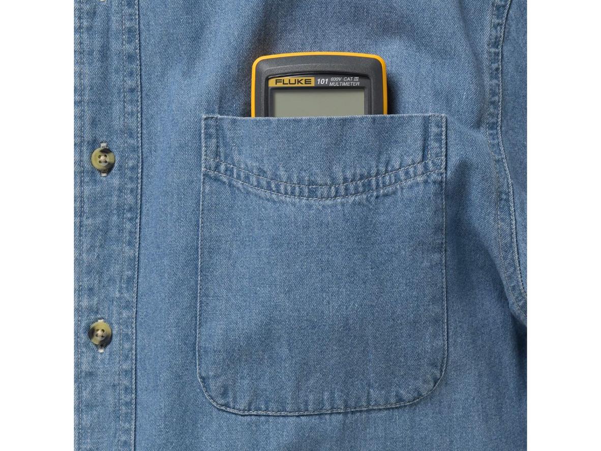 Fluke 101 nổi bật với chuẩn an toàn CAT III 600V.
