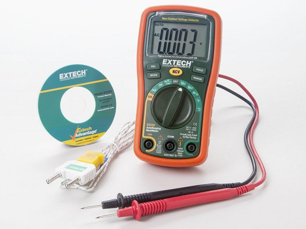 Auto Range và đo nhiệt độ với đầu dò K
