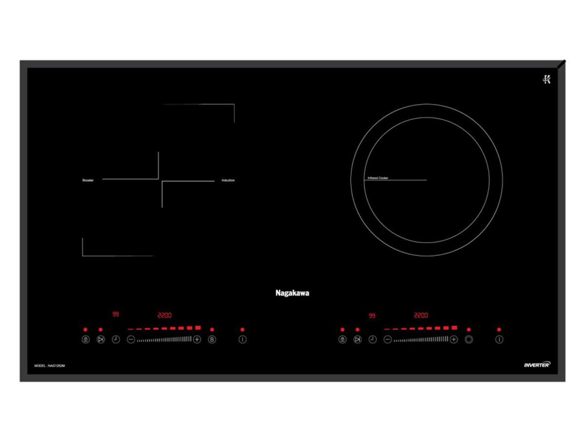 Tổng quan Bếp đôi điện từ hồng ngoại Nagakawa NAG1252M Premium