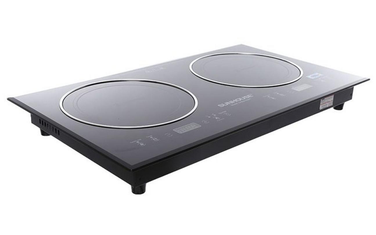 Tổng quan Bếp đôi điện từ - hồng ngoại Sunhouse SHB9103MT