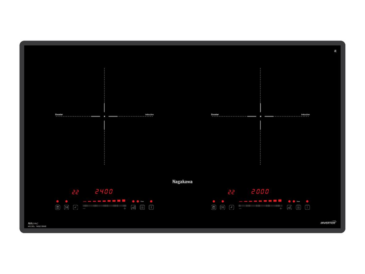 Tổng quan Bếp đôi điện từ Nagakawa NK2C05MB