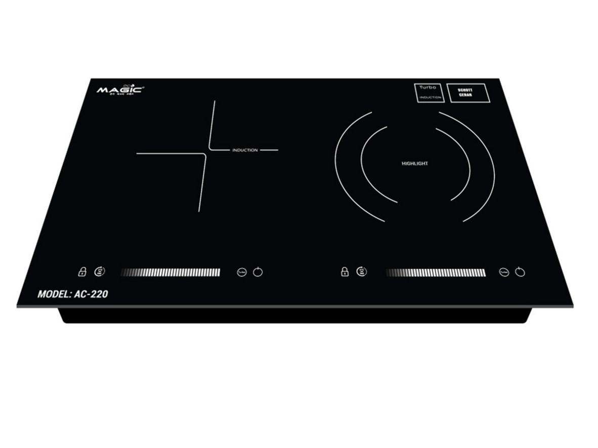 Tổng quan Bếp đôi hồng ngoại và điện từ Magic Eco AC220
