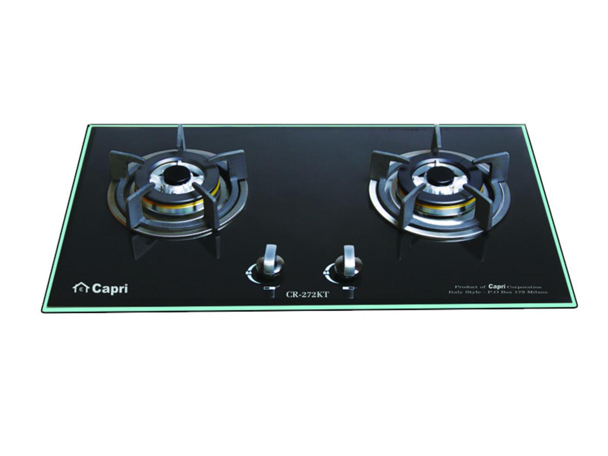 Tổng quan Bếp gas âm kính Capri CR 272KT
