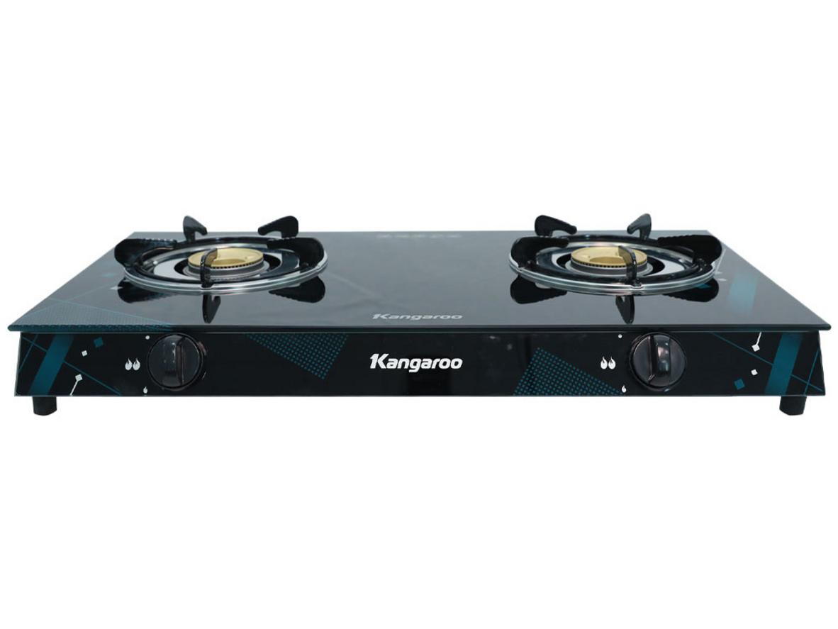 Tổng quan Bếp gas đôi dương kính 2 lò Kangaroo KGGS69G2E
