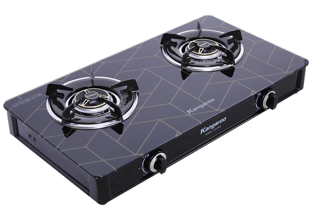 Tổng quan Bếp gas đôi dương kính Kangaroo KG526M