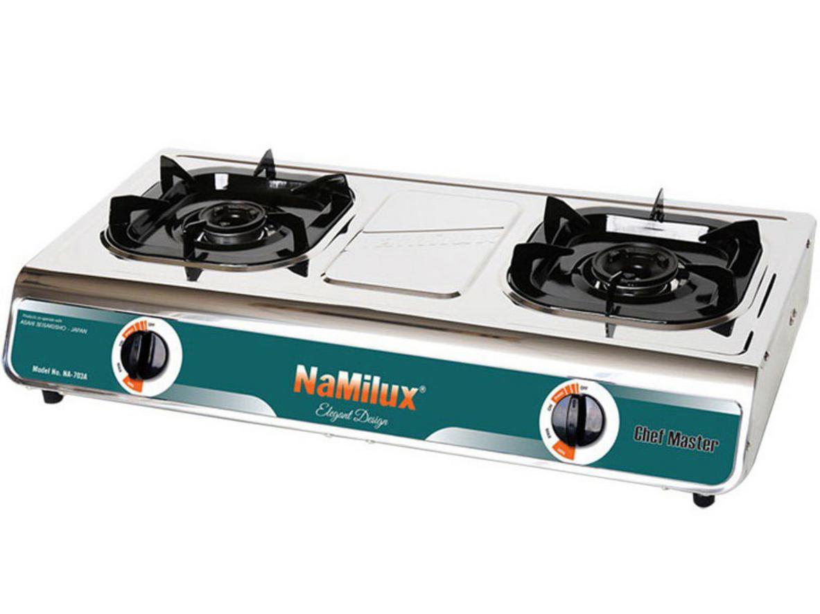 Tổng quan Bếp gas đôi NaMilux NA-703ASM