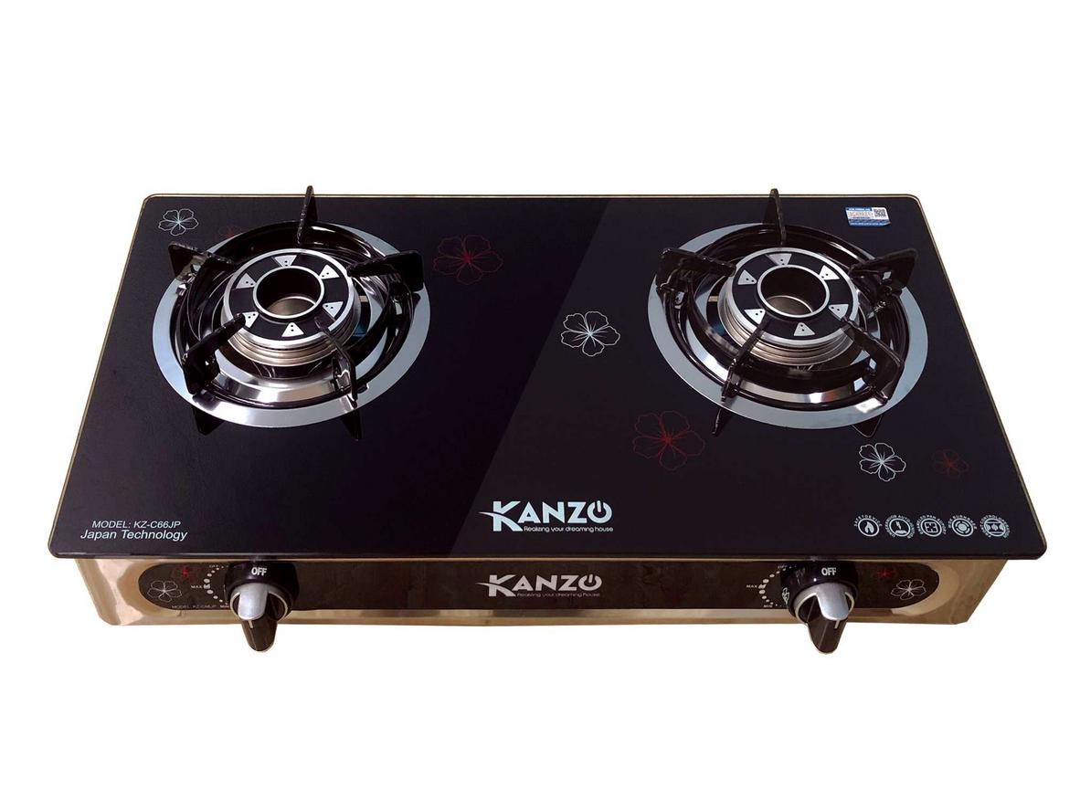 Tổng quan Bếp gas dương kính Kanzo KZ-C66JP Japan Technology