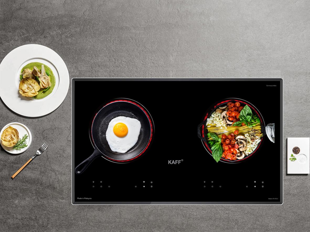 Tổng quan Bếp hồng ngoại đôi lắp âm Kaff KF-073CC