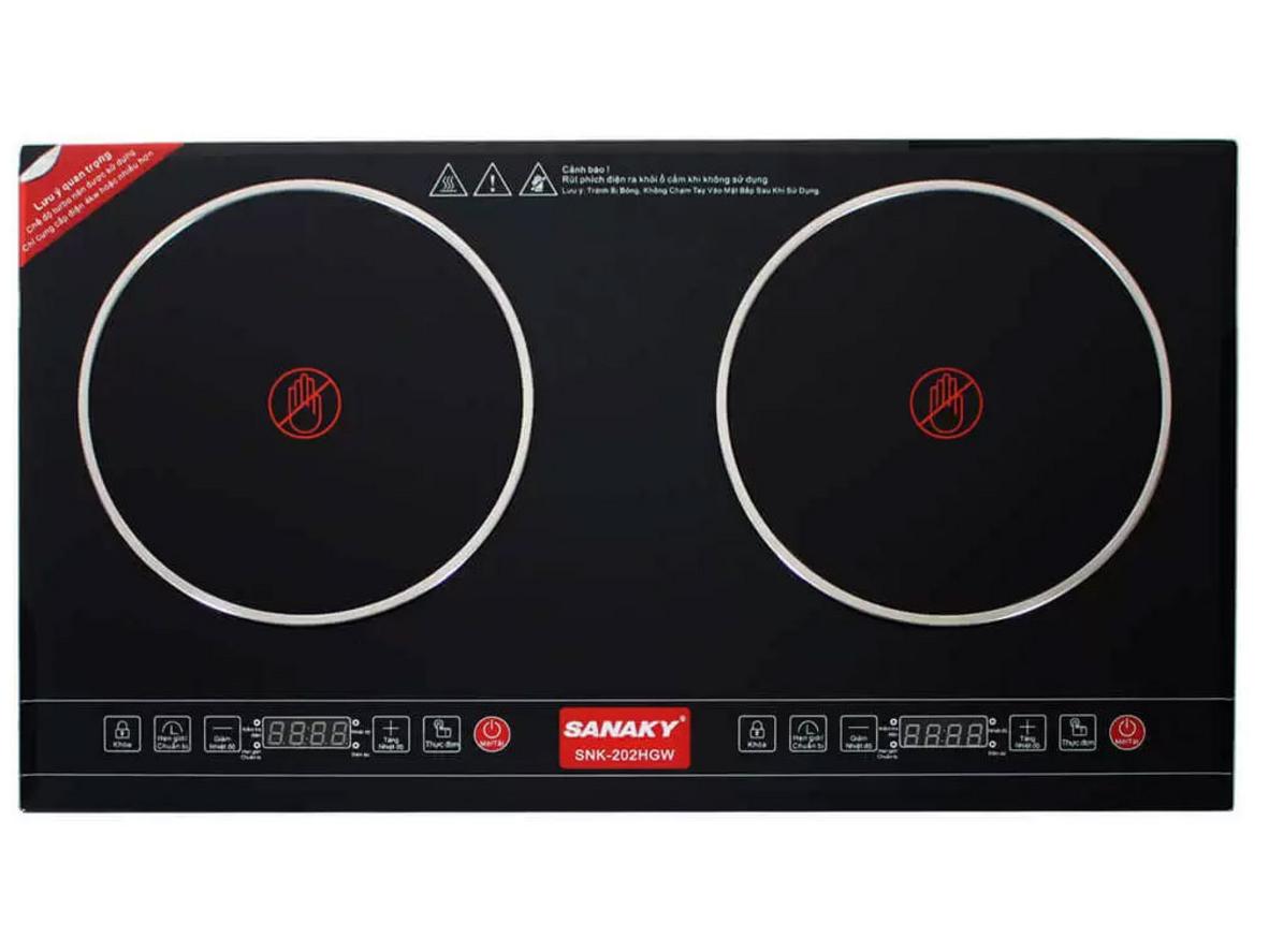Tổng quan Bếp hồng ngoại đôi Sanaky SNK-202HGW