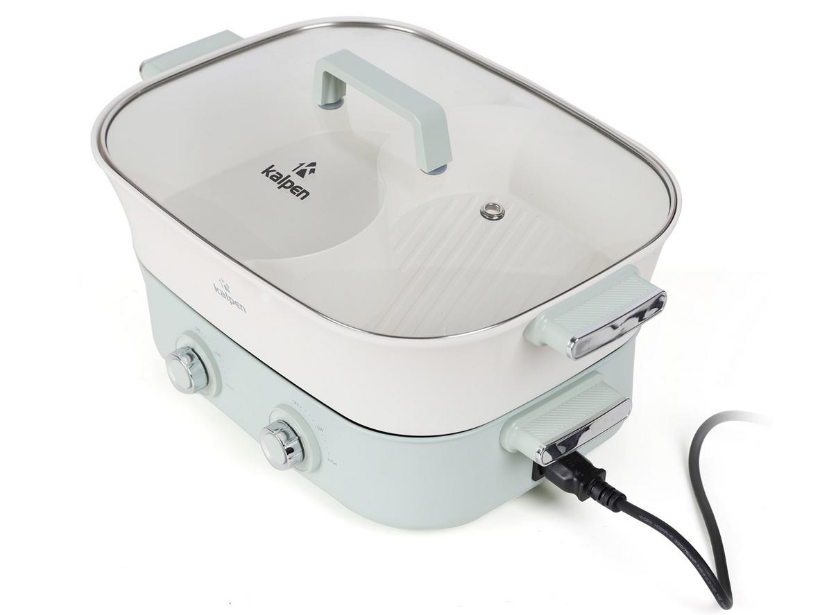 Tổng quan Bếp nướng lẩu hai ngăn đa năng Kalpen PP66