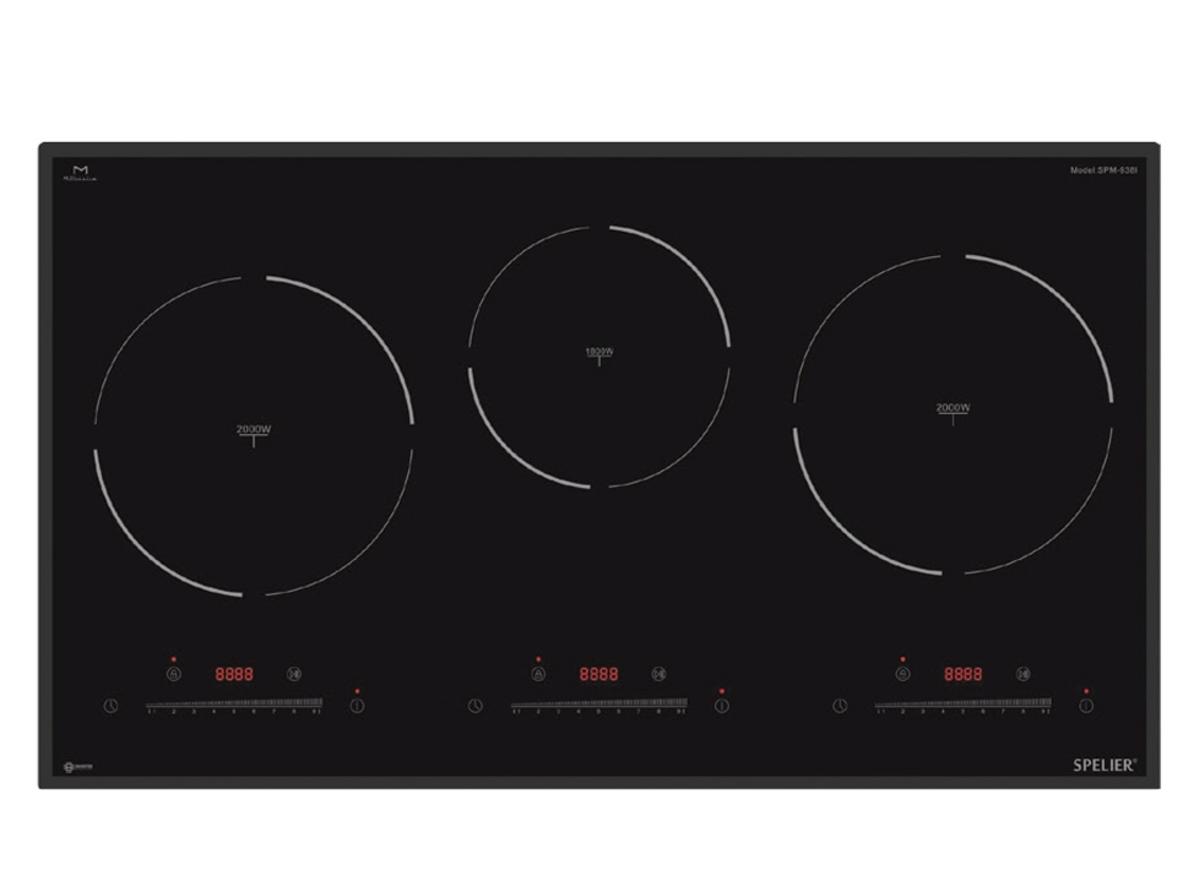 Tổng quan Bếp từ 3 vùng nấu Spelier SPM 938I Plus