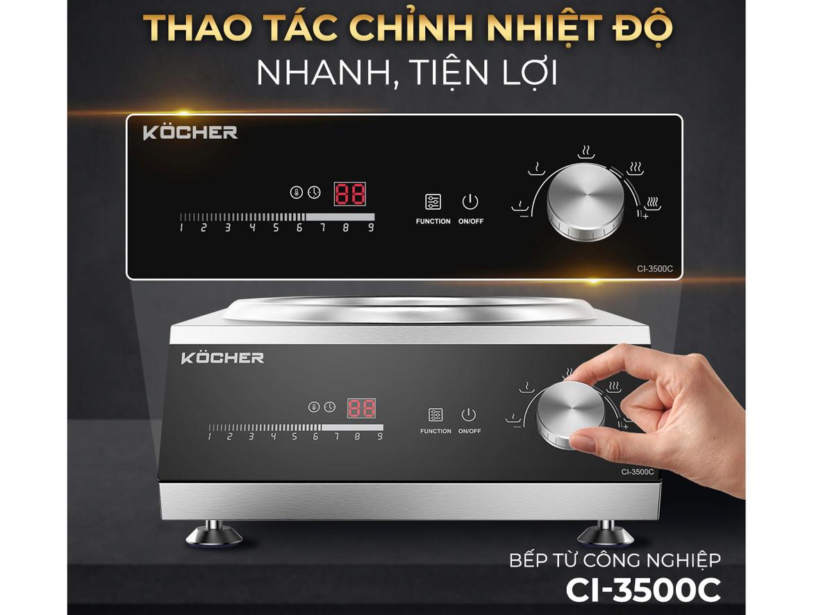 Tổng quan Bếp từ công nghiệp Kocher CI-3500C