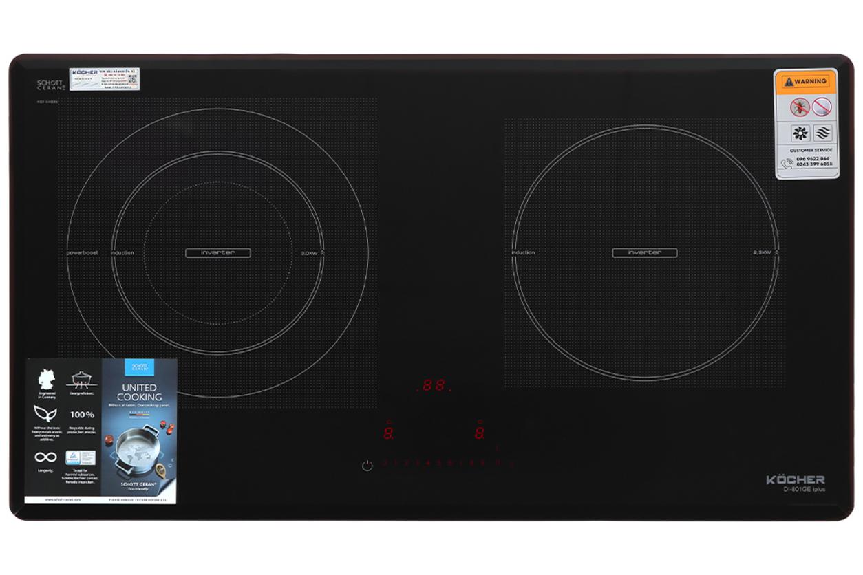 Tổng quan Bếp từ đôi Kocher DI-801GE IPLUS