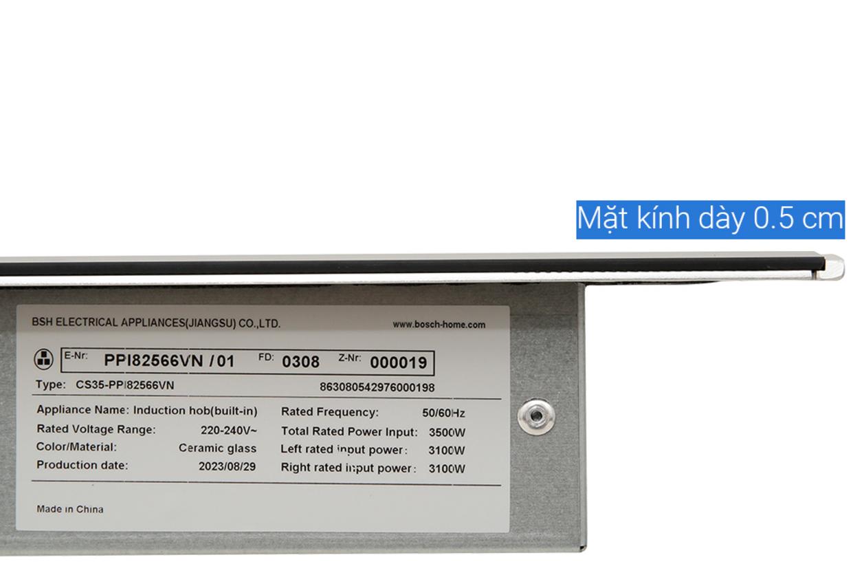 Tổng quan Bếp từ đôi lắp âm Bosch Series 8 PPI82566VN