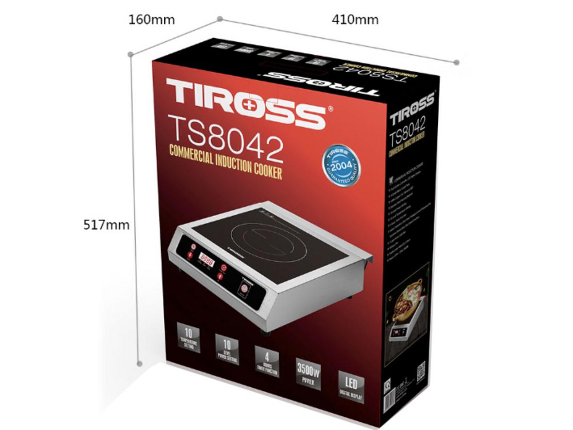 Tổng quan Bếp từ đơn công nghiệp Tiross TS8042