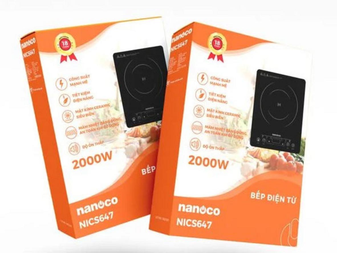 Tổng quan Bếp từ đơn Nanoco NICS647