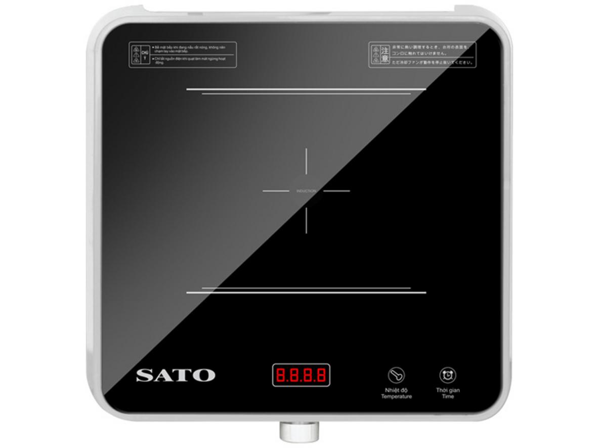 Tổng quan Bếp từ đơn Sato BT031 (Tặng nồi lẩu inox)