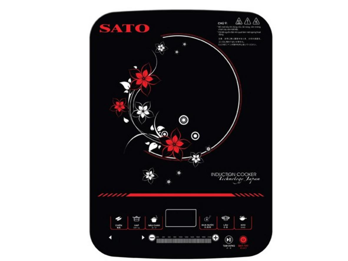 Tổng quan Bếp từ đơn Sato BT041 (Tặng kèm nồi lẩu inox)