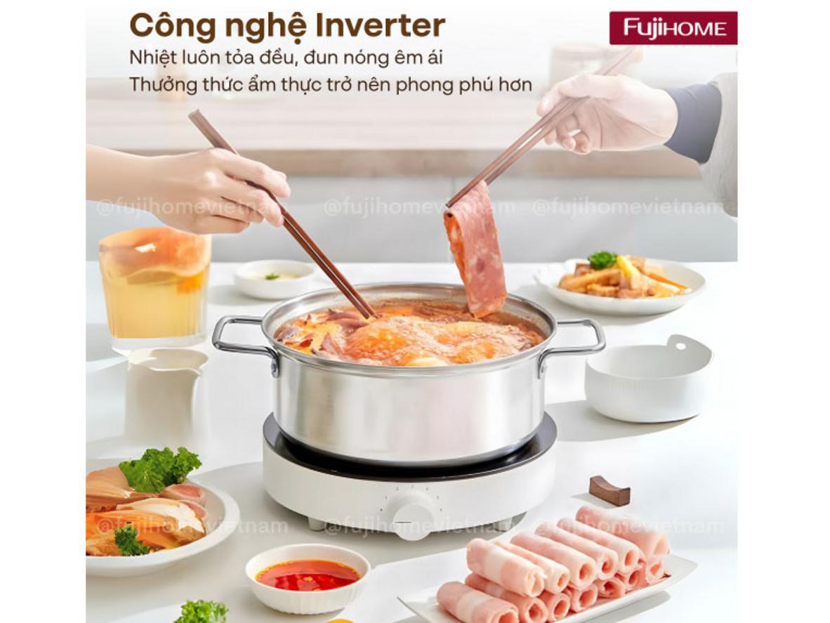 Tổng quan Bếp từ đơn tròn Fujihome IC-H02
