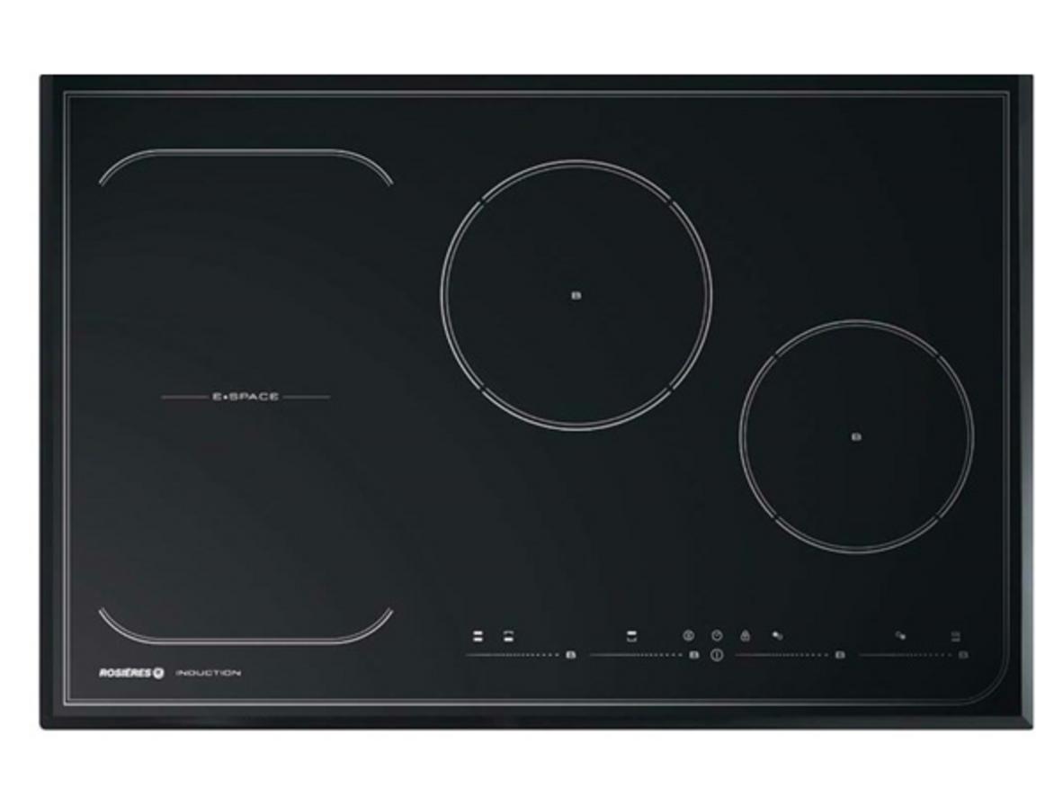 Tổng quan Bếp từ không giới hạn vùng nấu Rosieres RFI802 (80cm)