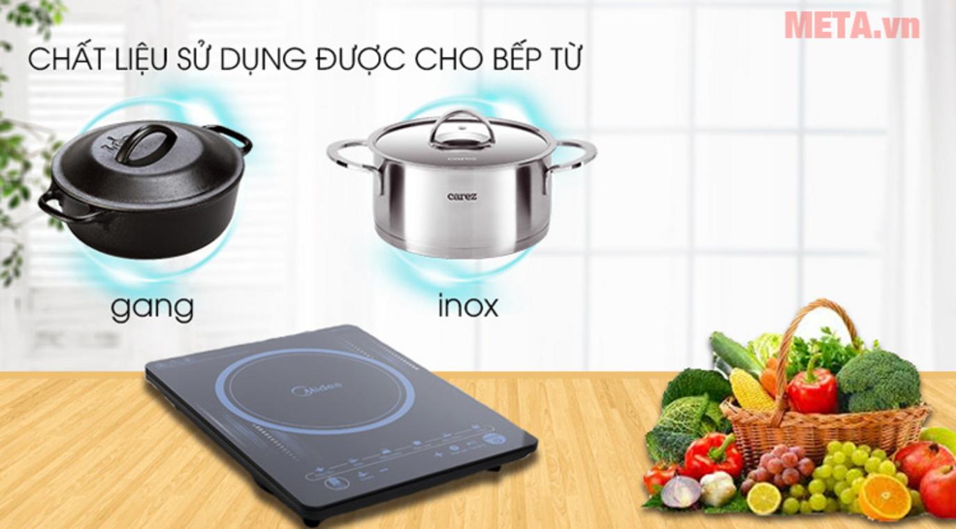 Tổng quan Bếp từ Midea MI-T2117DC