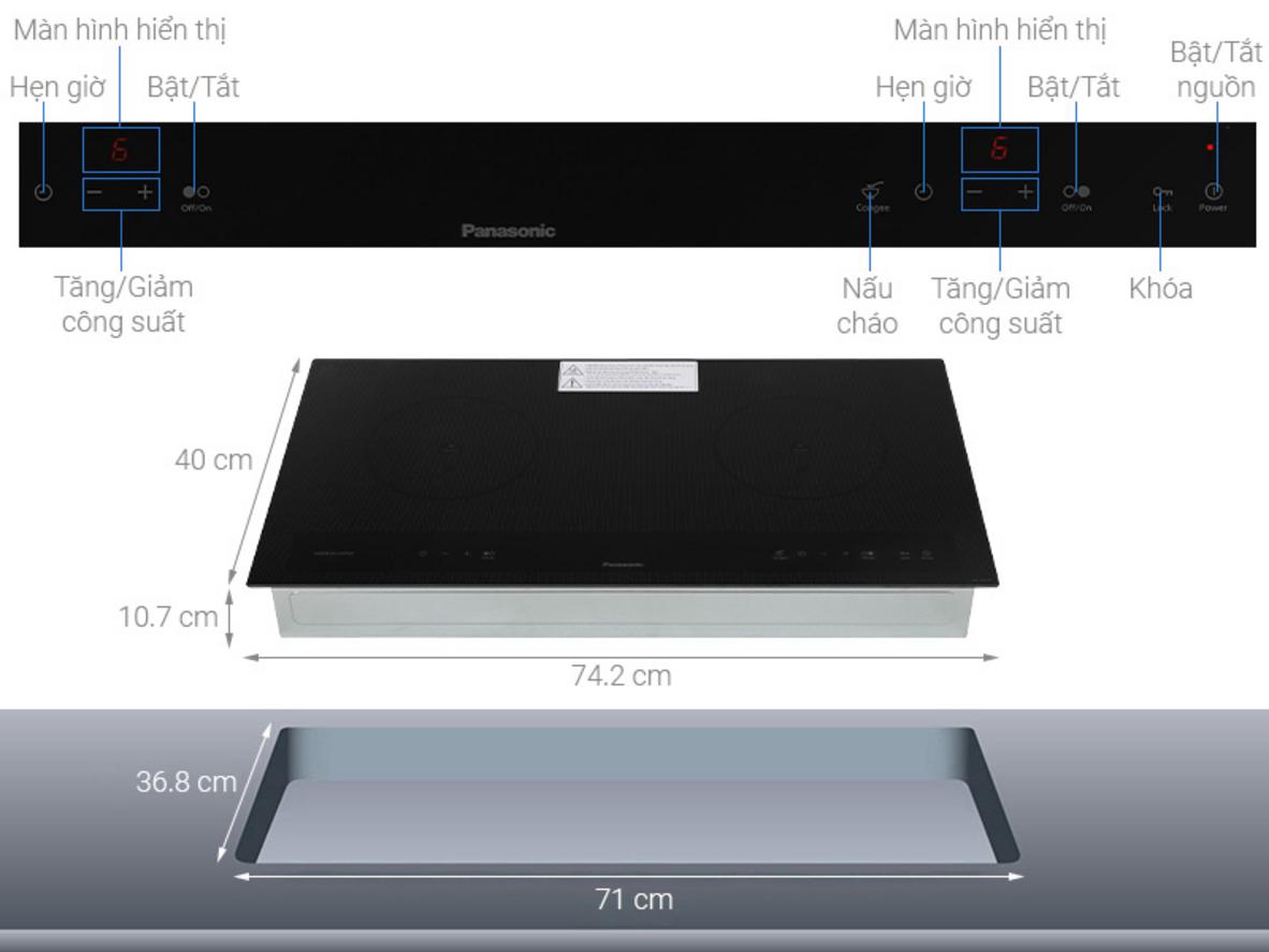 Tổng quan Bếp từ Panasonic KY-A227EKRA