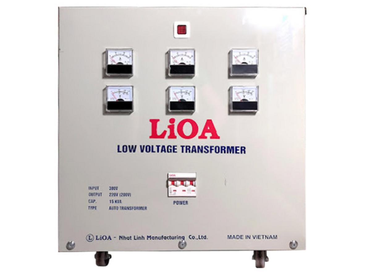 Tổng quan Biến áp đổi nguồn hạ áp 3 pha LiOA 15KVA - 3K151M2YH5YT (Tự ngẫu)