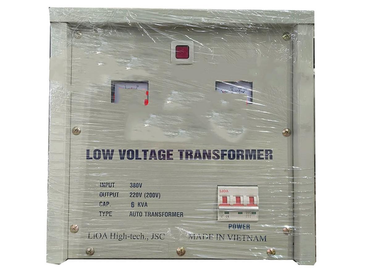 Tổng quan Biến áp đổi nguồn hạ áp 3 pha Lioa 6 KVA 3K600M2YH5YT (tự ngẫu)