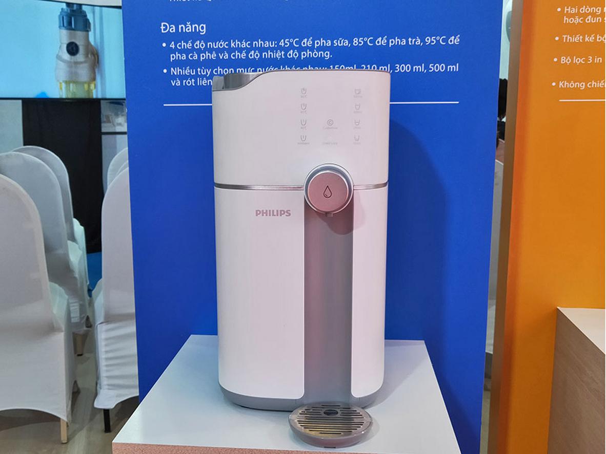 Bình chứa 4 lít, tỷ lệ lọc 3:1 và thay lõi QuickTwist dễ dàng.