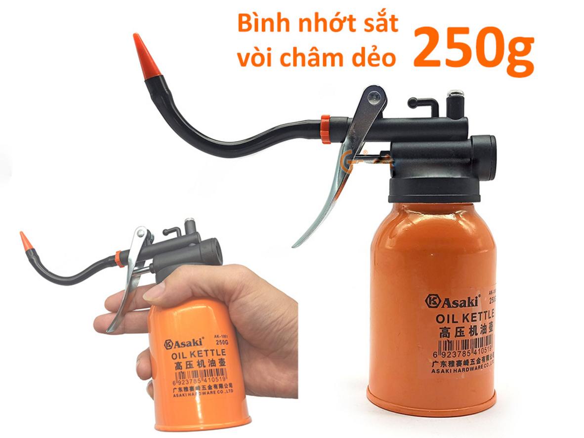 Tổng quan Bình châm nhớt ống dẻo Asaki AK-1051 250g