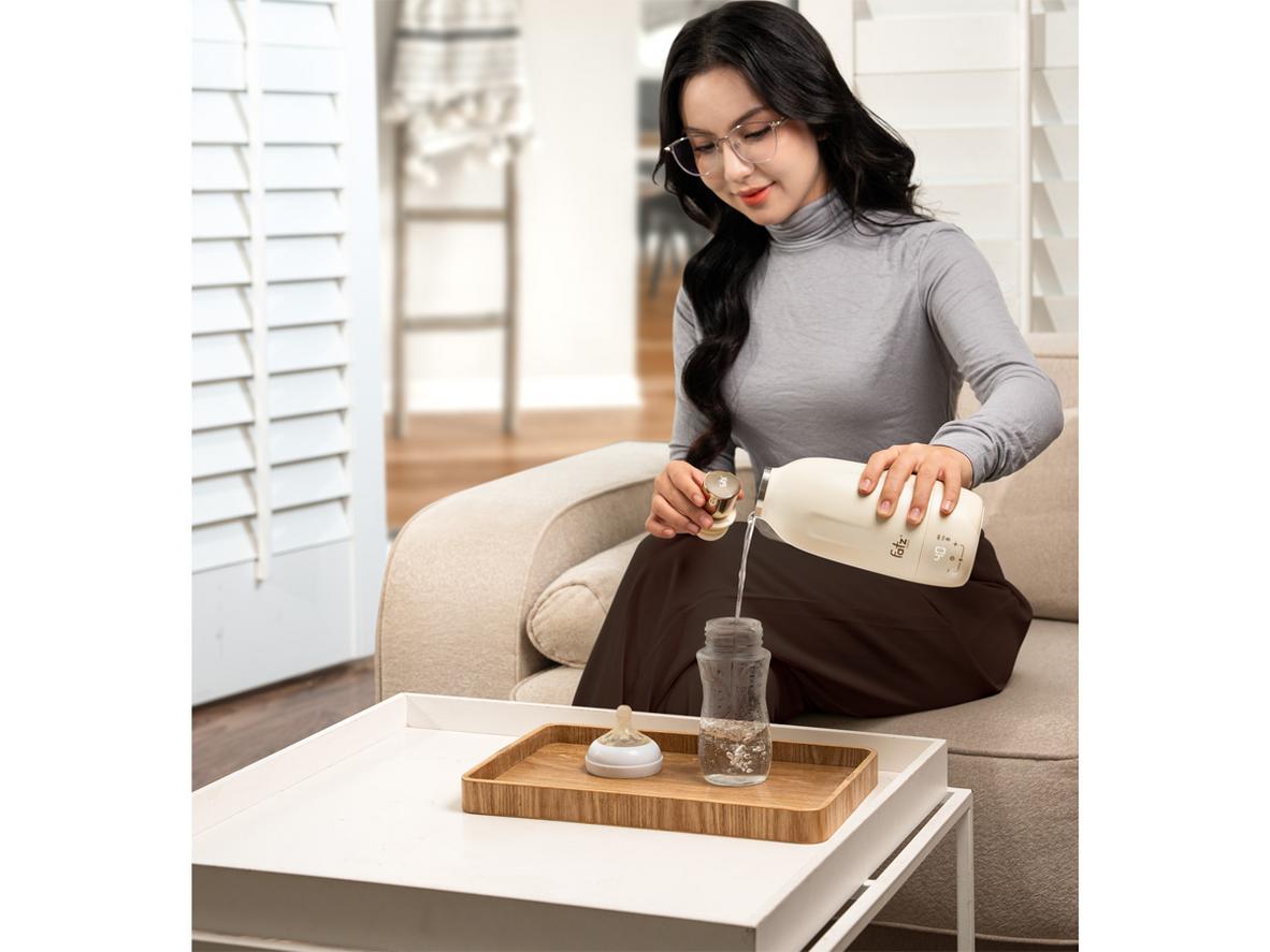 Tổng quan Bình đun, hâm và đo độ tinh khiết nước pha sữa di động Mini Smart 11 Plus FB3804FD