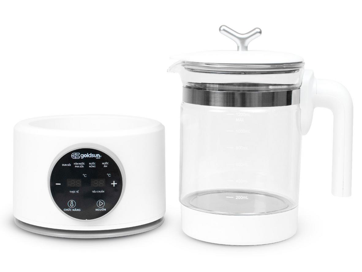 Công suất 800W hỗ trợ đun nước nhanh, tiện cho mẹ bỉm.