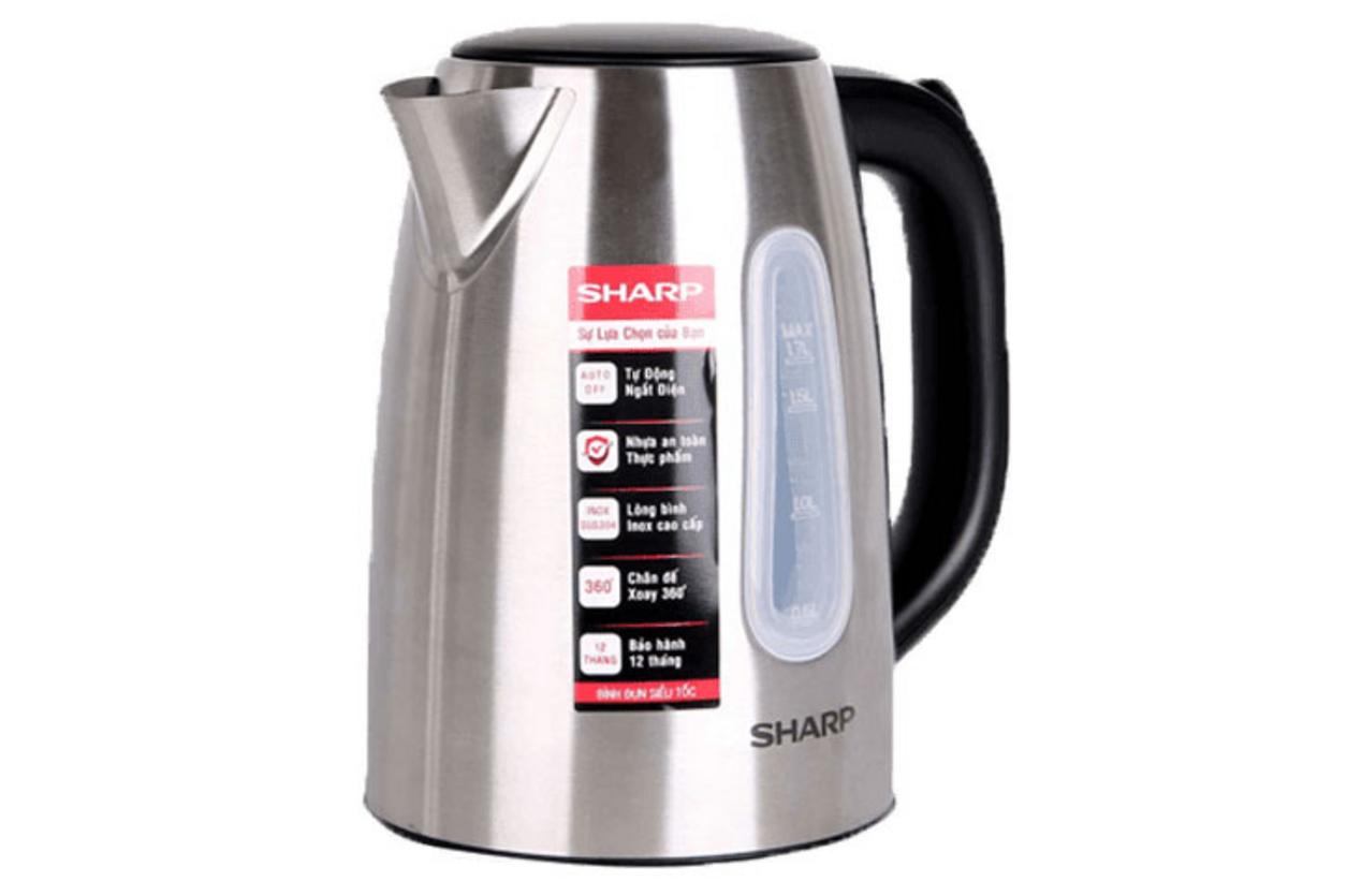 Tổng quan Bình đun siêu tốc Sharp 1.5 lít EKJ-15EVS-ST