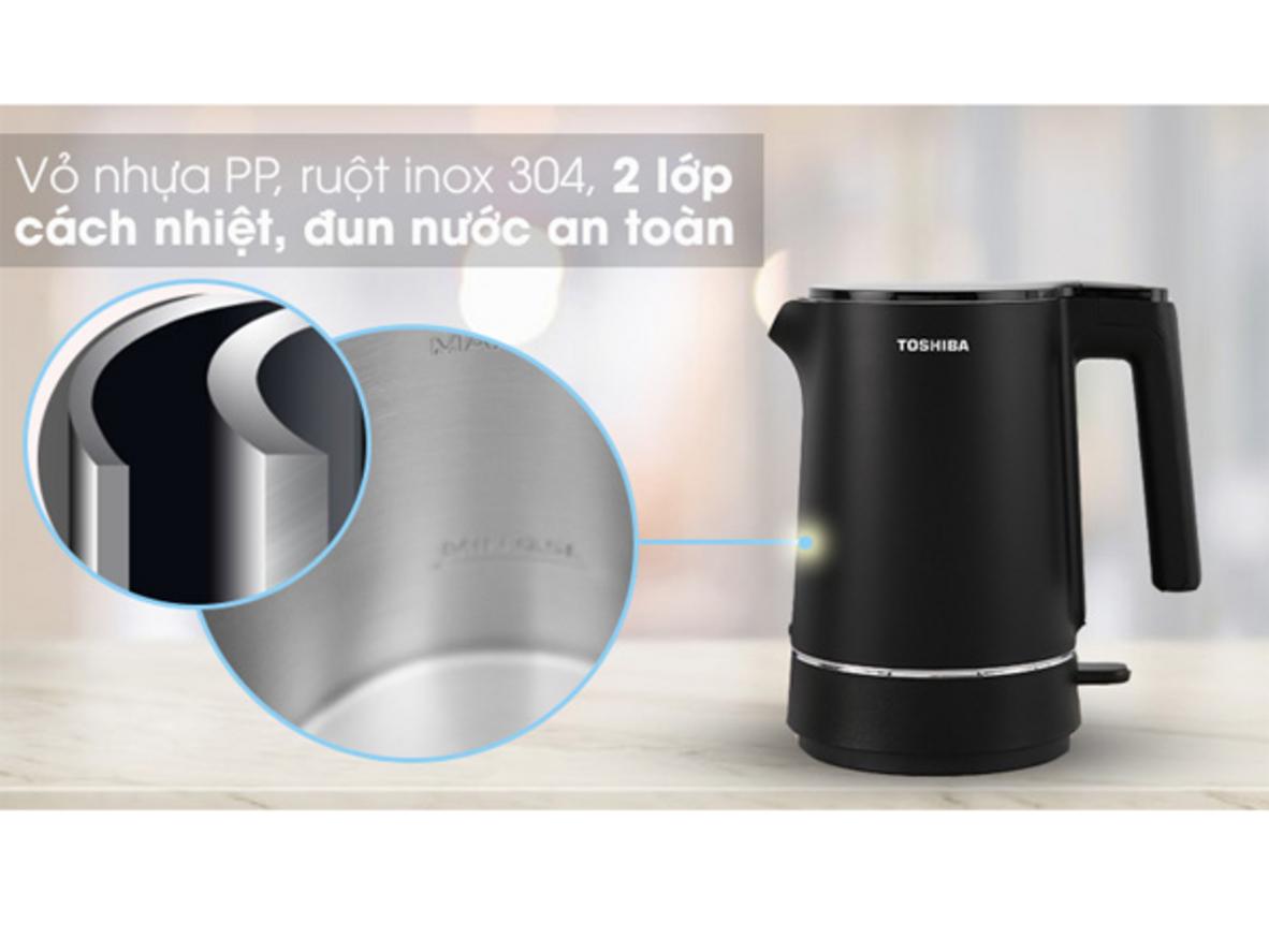 Tổng quan Bình đun siêu tốc Toshiba 1.5 lít KT-15DS1NV