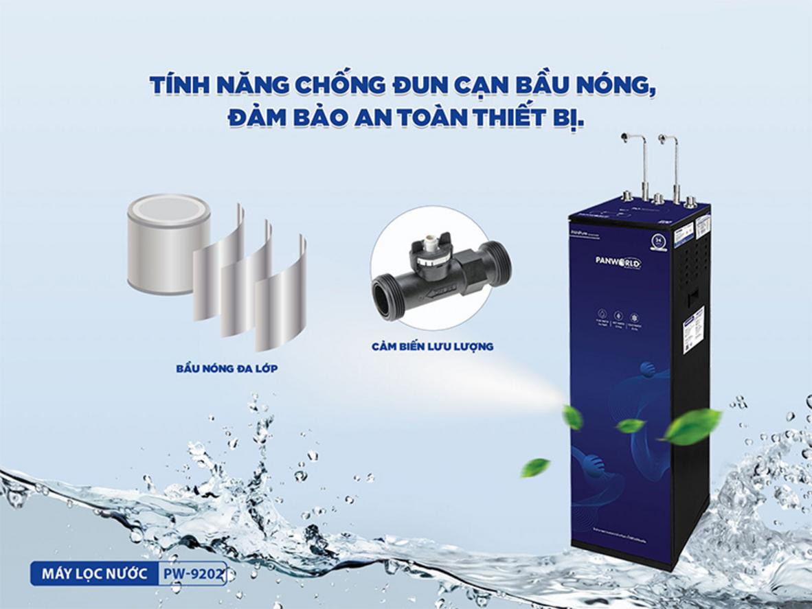 Dung tích bình nóng và bình lạnh 2 lít