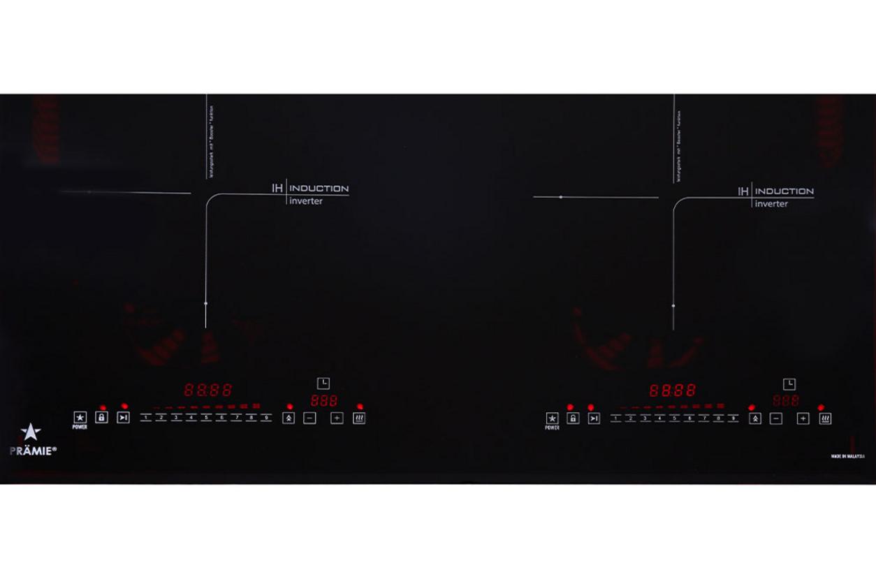 2 vùng nấu và Booster hỗ trợ nấu nhanh